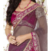 Marvelous Magenta Colored Stone Worked Net Satin Lehenga Saree Marvelous Magenta Colored Stone Worked Net Satin Lehenga Saree